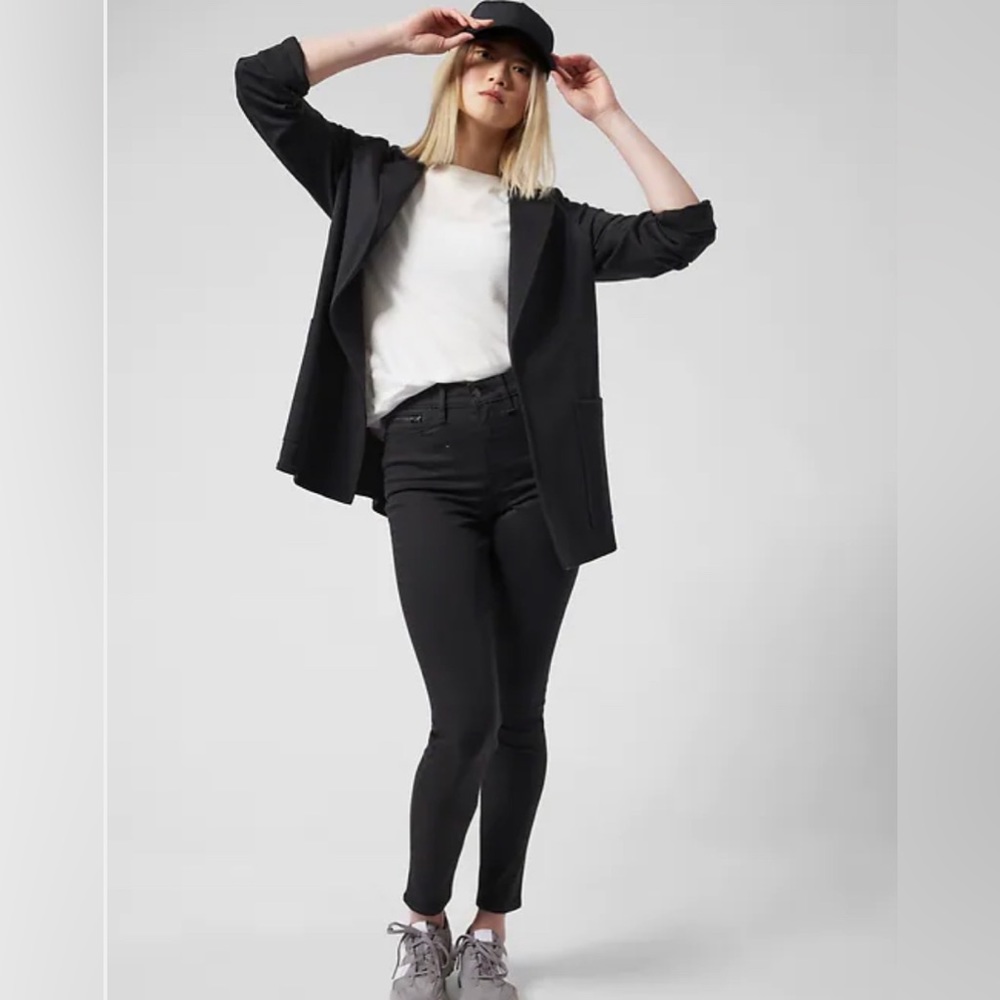 💎NWT🏷ATHLETA FLEX SKINNY JEANS in black size 8
